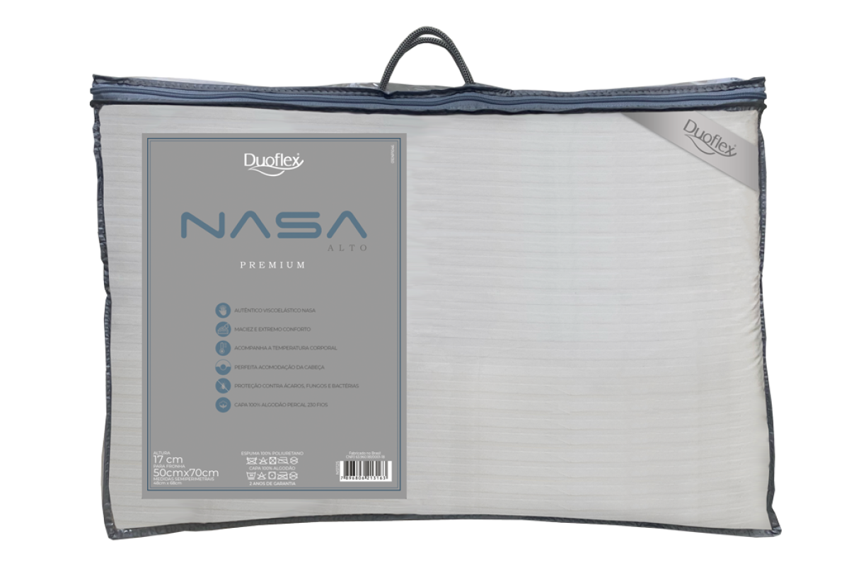 Almohada Nasa Alto Premium Duoflex (50x70cm)