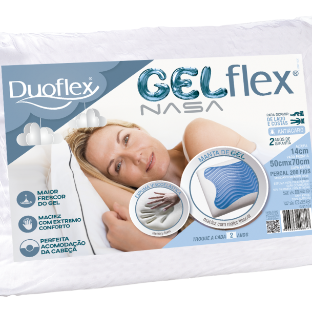 Almohada Gelflex Nasa Duoflex (50x70cm)