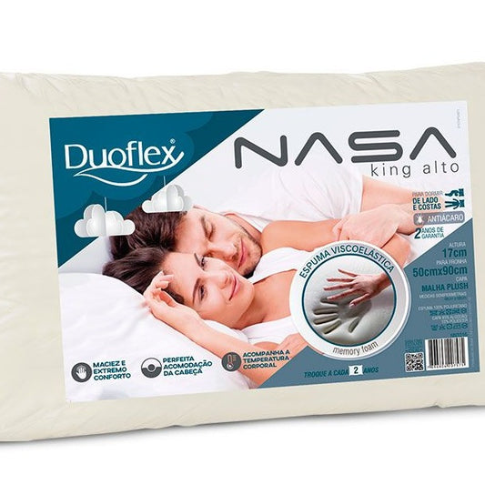 Almohada Nasa King Alto Duoflex (50x90cm)