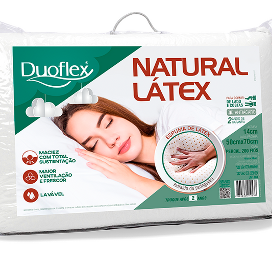 Almohada Natural Latex Duoflex (50x70cm)